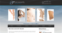 Desktop Screenshot of davantel.med.br