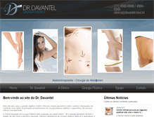 Tablet Screenshot of davantel.med.br