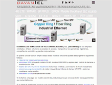 Tablet Screenshot of davantel.com